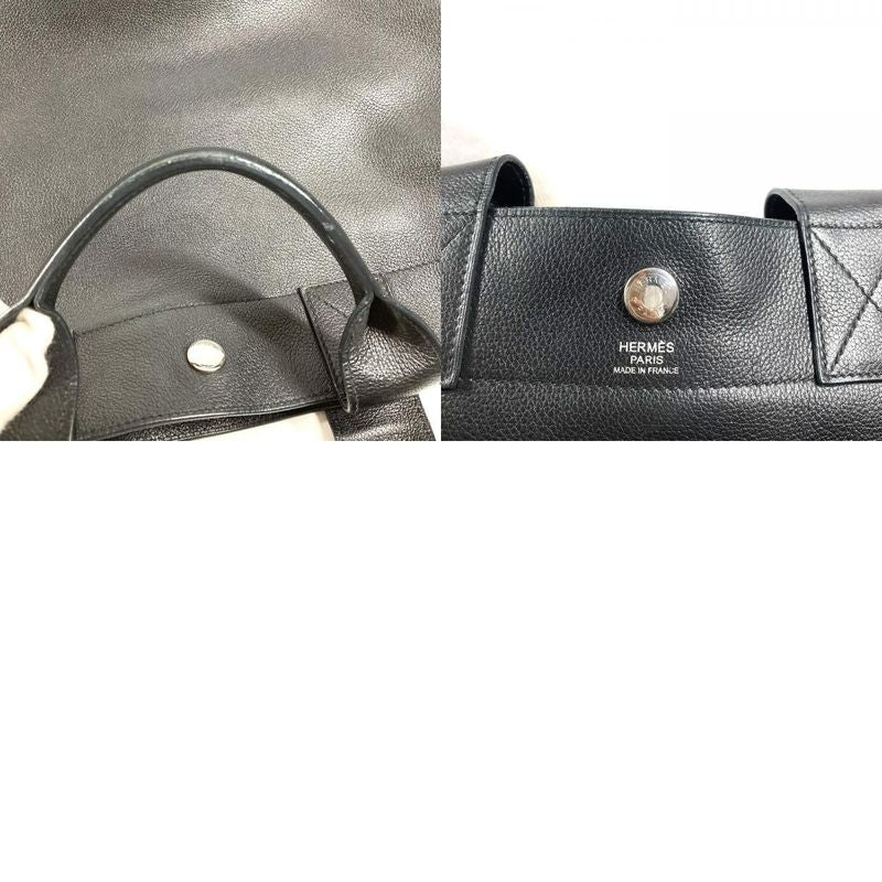Hermes Tote Sac Berlan 40 Leather Black