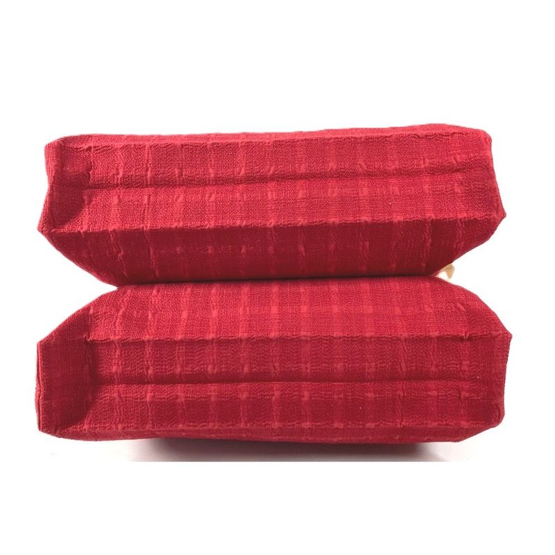 Hermes Shoulder Bag Amedaba Cabas Dopoche Cotton Red