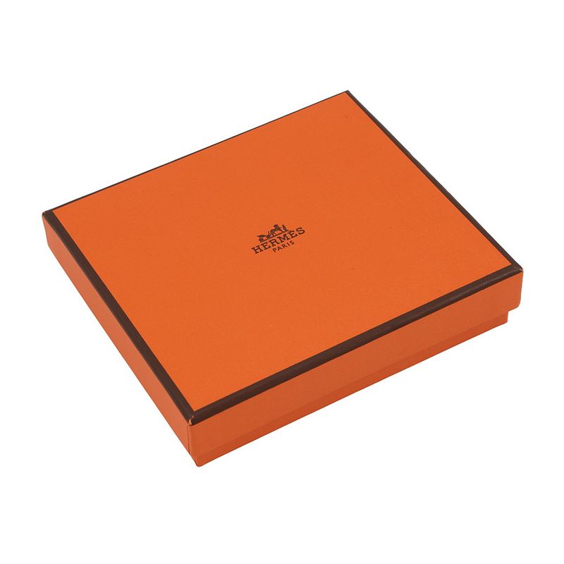 Hermes Coin Case Azap Compact Silk in Etoupe Silver