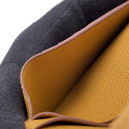 Hermes Bifold Wallet Bearn Compact Sesame Gold Epsom