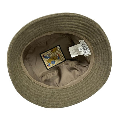 Hermes Hat 57 Gray Beige Series Cashmere
