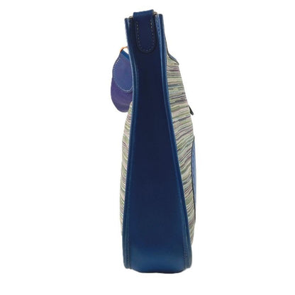 Hermes Shoulder Bag Evelyne 1 Leather Blue
