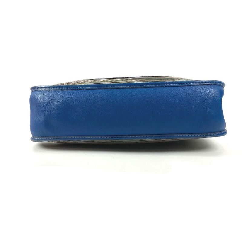 Hermes Shoulder Bag Evelyne 1 Leather Blue