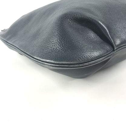 Hermes Shoulder Bag Rodeo Logo Leather Navy
