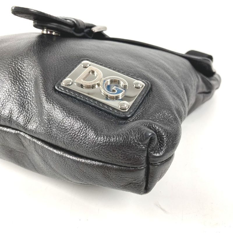 Dolce & Gabbana Backpack Logo DG Leather Black