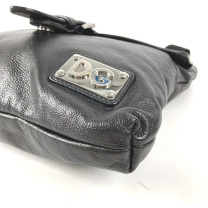 Dolce & Gabbana Backpack Logo DG Leather Black