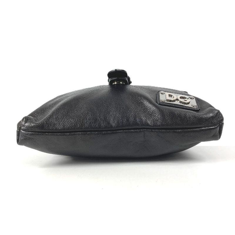 Dolce & Gabbana Backpack Logo DG Leather Black