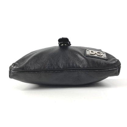 Dolce & Gabbana Backpack Logo DG Leather Black