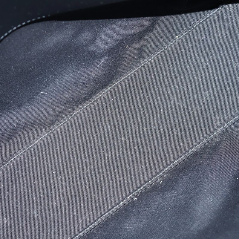 Bvlgari Frgmt Leather Tote Fragment Black