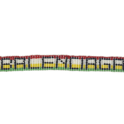 Balenciaga Logo Multi Bead Bracelet