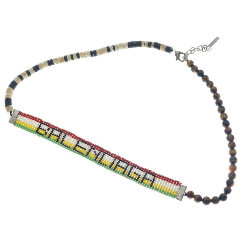 Balenciaga Logo Multi Bead Bracelet