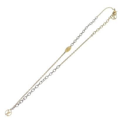 Louis Vuitton Logo Mania Necklace Silver Gold