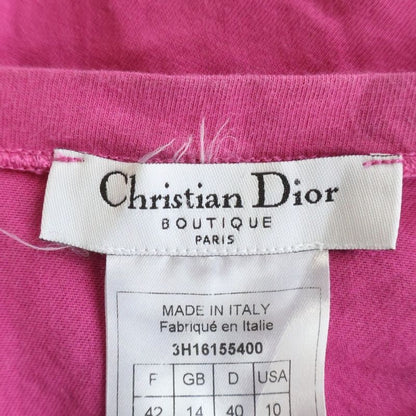 Dior J'adore V-neck Short Sleeve T-Shirt Pink