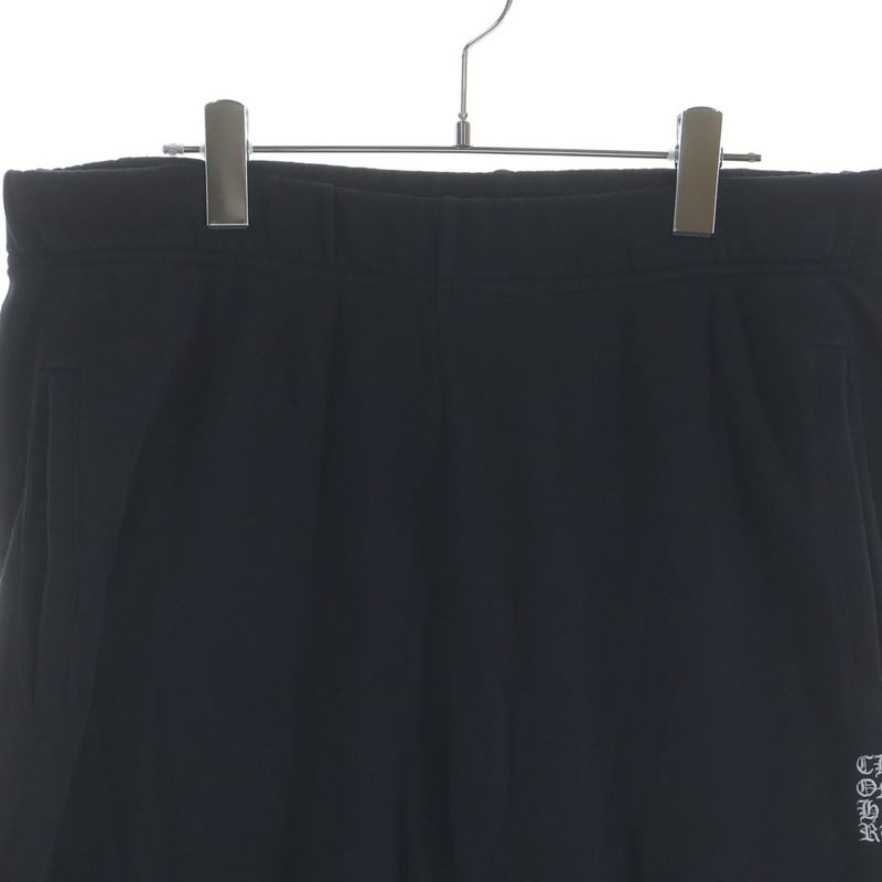 Chrome Hearts Not Sweatshirt Pants Not Logo Embroidered Black