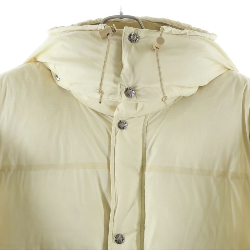 Gucci the North Face Logo Patch Down Jacket Beige Ivory