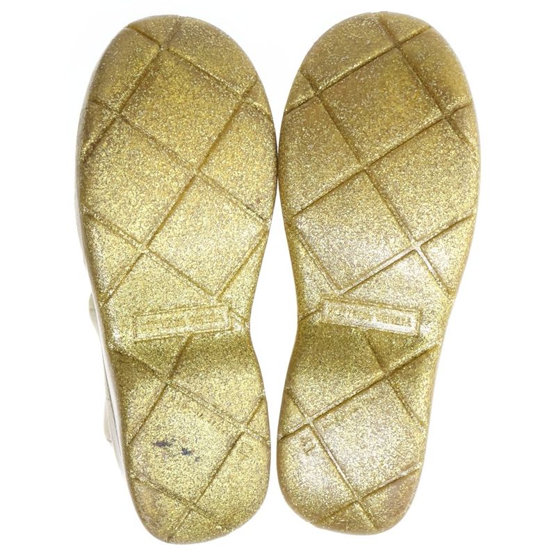 Bottega Veneta Puddle Ankle Boot Sparkle Rubber Paddle Boots Gold