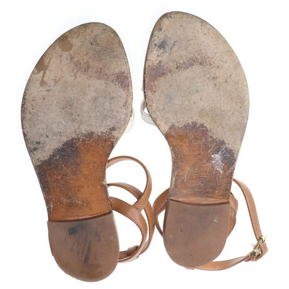 Louis Vuitton Explorer Line Sandals Mule Brown White
