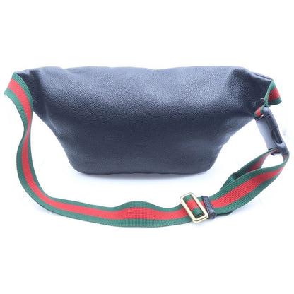 Gucci Sherry Line Belt Bag Black Leather