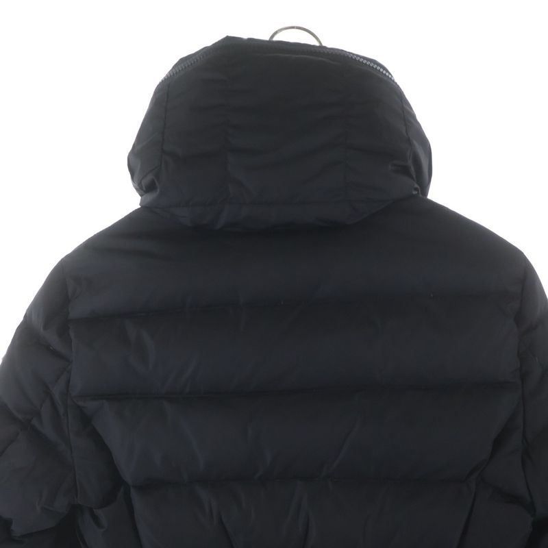 Moncler Flammette Down Coat Black