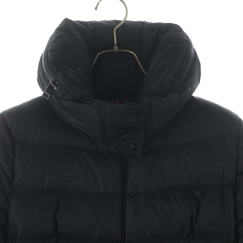 Moncler Flammette Down Coat Black