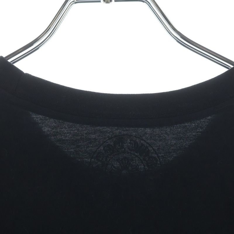 Chrome Hearts CH T-shrt 1 Neck Logo T-Shirt Purple Black