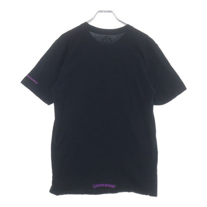 Chrome Hearts CH T-shrt 1 Neck Logo T-Shirt Purple Black