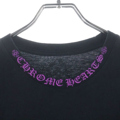 Chrome Hearts CH T-shrt 1 Neck Logo T-Shirt Purple Black