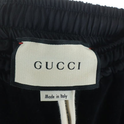 Gucci Velour Side Line Sweatpants Black Pants