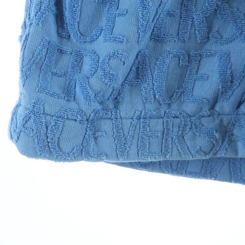 Versace Overall Terry Shorts Blue