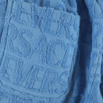 Versace Overall Terry Shorts Blue