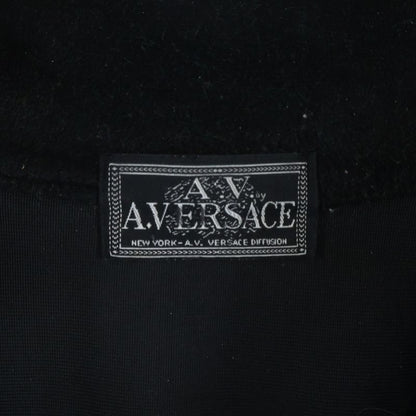 Versace Aversace Alfred Velvet Track Jacket Black