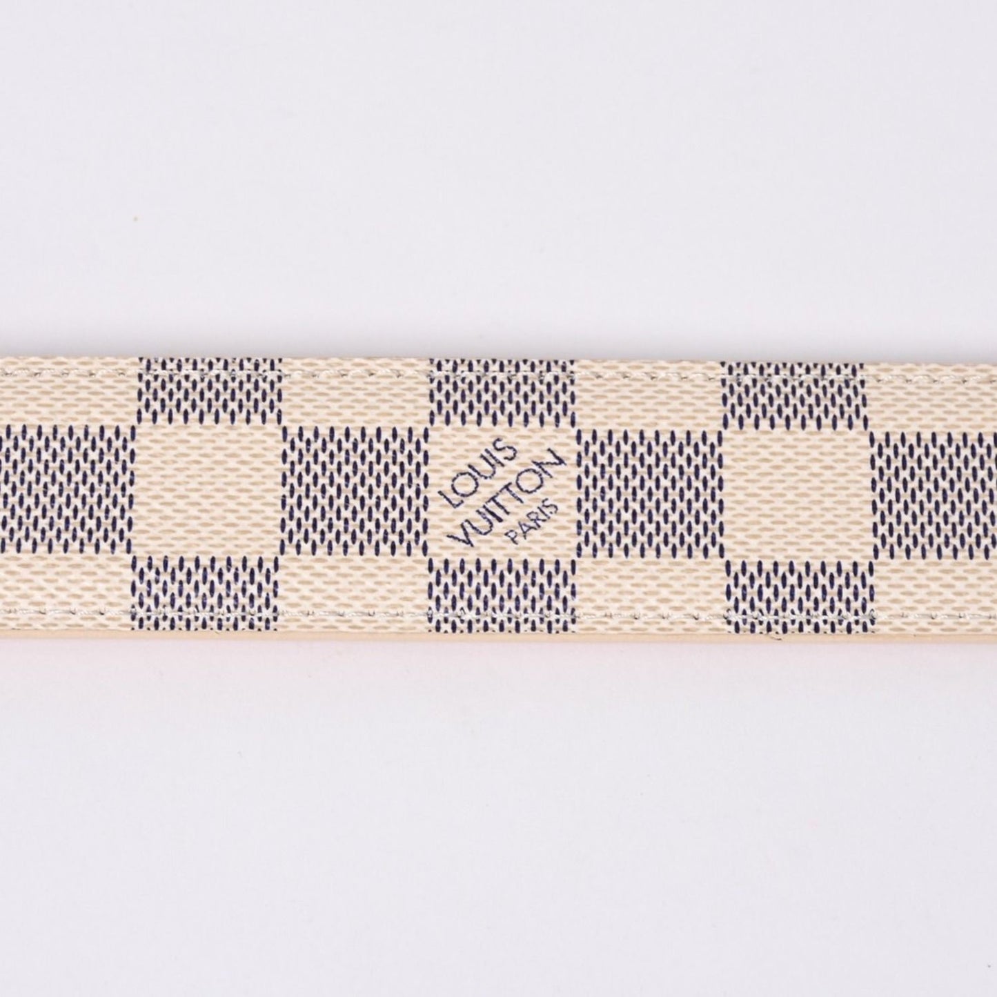 Louis Vuitton Ceinture Voyage 35 Damier Azur Belt Leather 85/34 — view 7