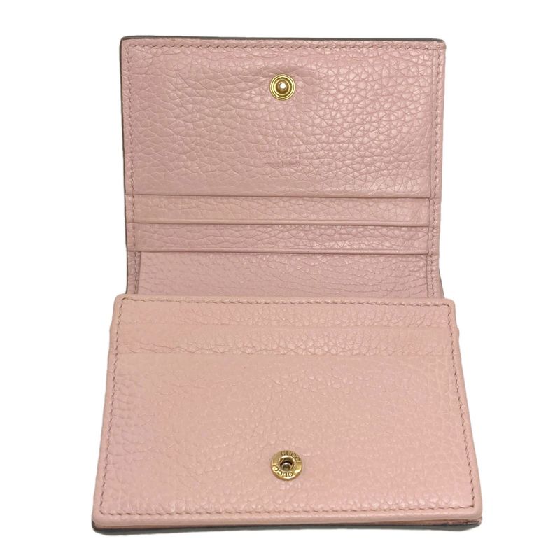 Gucci Animalier Bifold Wallet Leather