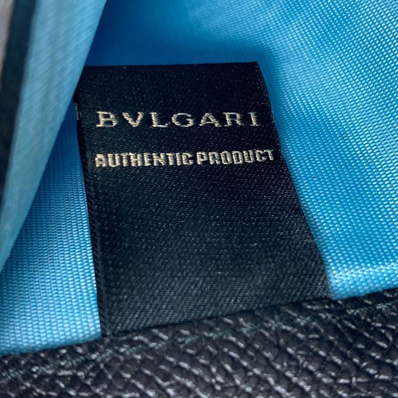 Bvlgari Wallet Leather Wallets Black