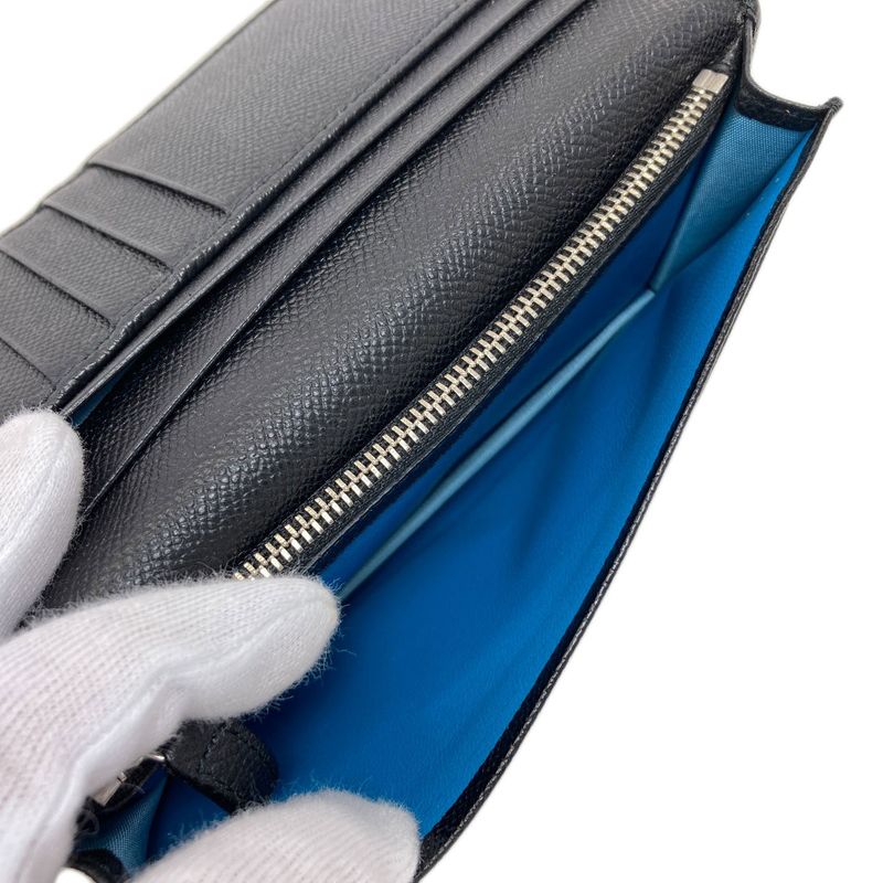 Bvlgari Wallet Leather Wallets Black