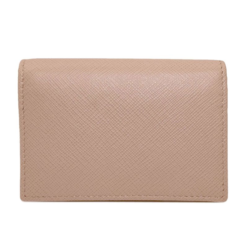 Prada Logo Card Case Leather