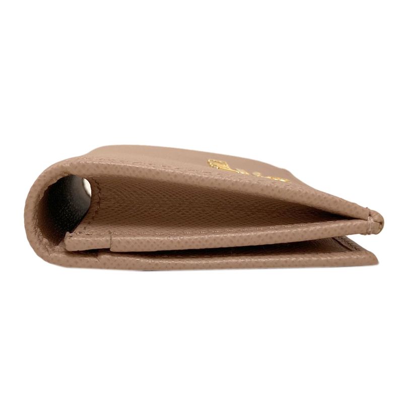 Prada Logo Card Case Leather