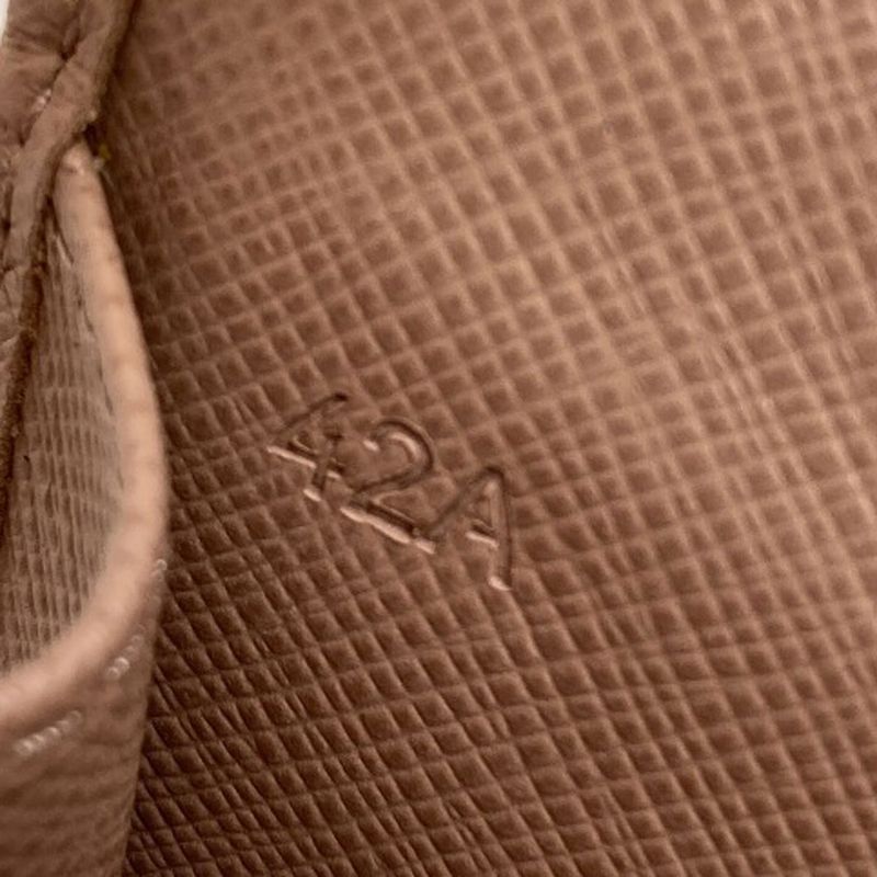 Prada Logo Card Case Leather