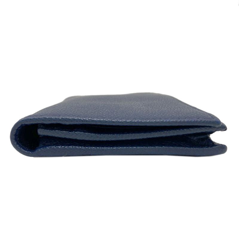 Bvlgari Wallet Leather Wallets Navy