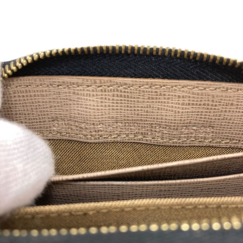 Fendi Logo Card Case Leather