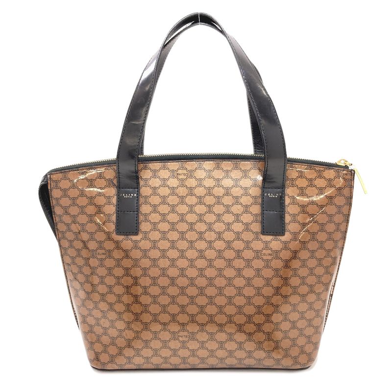 Celine Macadam Tote Enamel