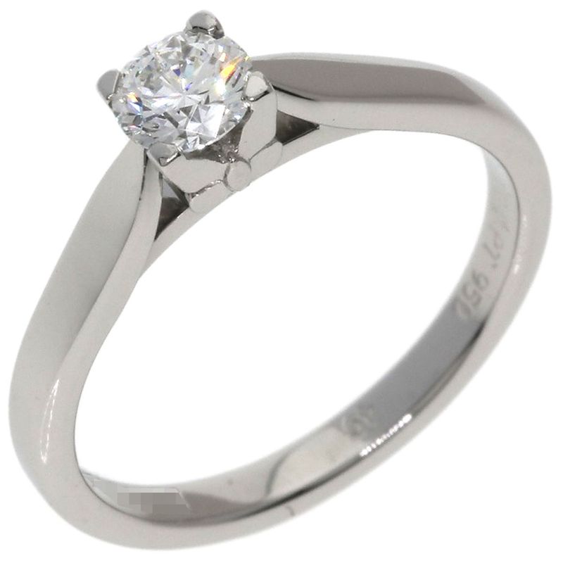 Van Cleef & Arpels Bonneur Solitaire Diamond 49 Ring