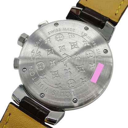 Louis Vuitton Watch Boys Tambour Chronograph Date Quartz Stainless Steel