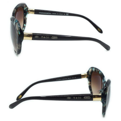 Tiffany & Co 56 16 Sunglasses Brown Blue Gradation Gold Others Case Eyewear