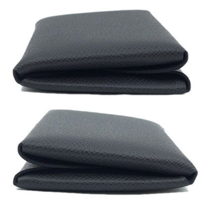 Hermes Calvi Duo Graphite Gray Silver Coin Case Card Others Box Not