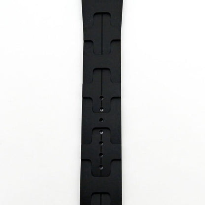 Hermes Simple Tour Kilim Black Silver Apple Watch Strap 42 mm