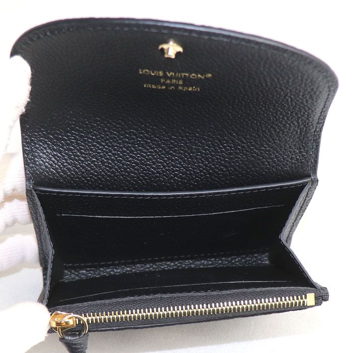 Louis Vuitton Porte-Monnaie Rosalie Coin Case Empreinte Black