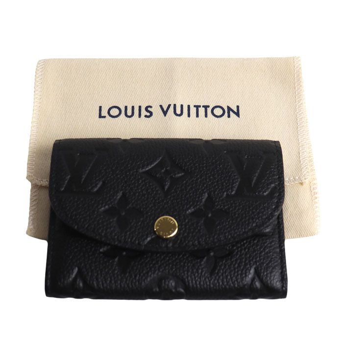 Louis Vuitton Porte-Monnaie Rosalie Coin Case Empreinte Black