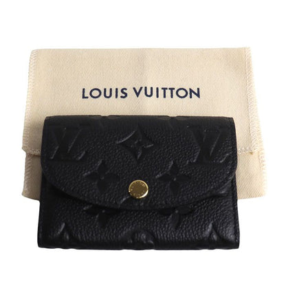 Louis Vuitton Porte-Monnaie Rosalie Coin Case Empreinte Black