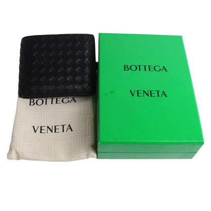 Bottega Veneta Intrecciato Piccolo Bifold Wallet Black